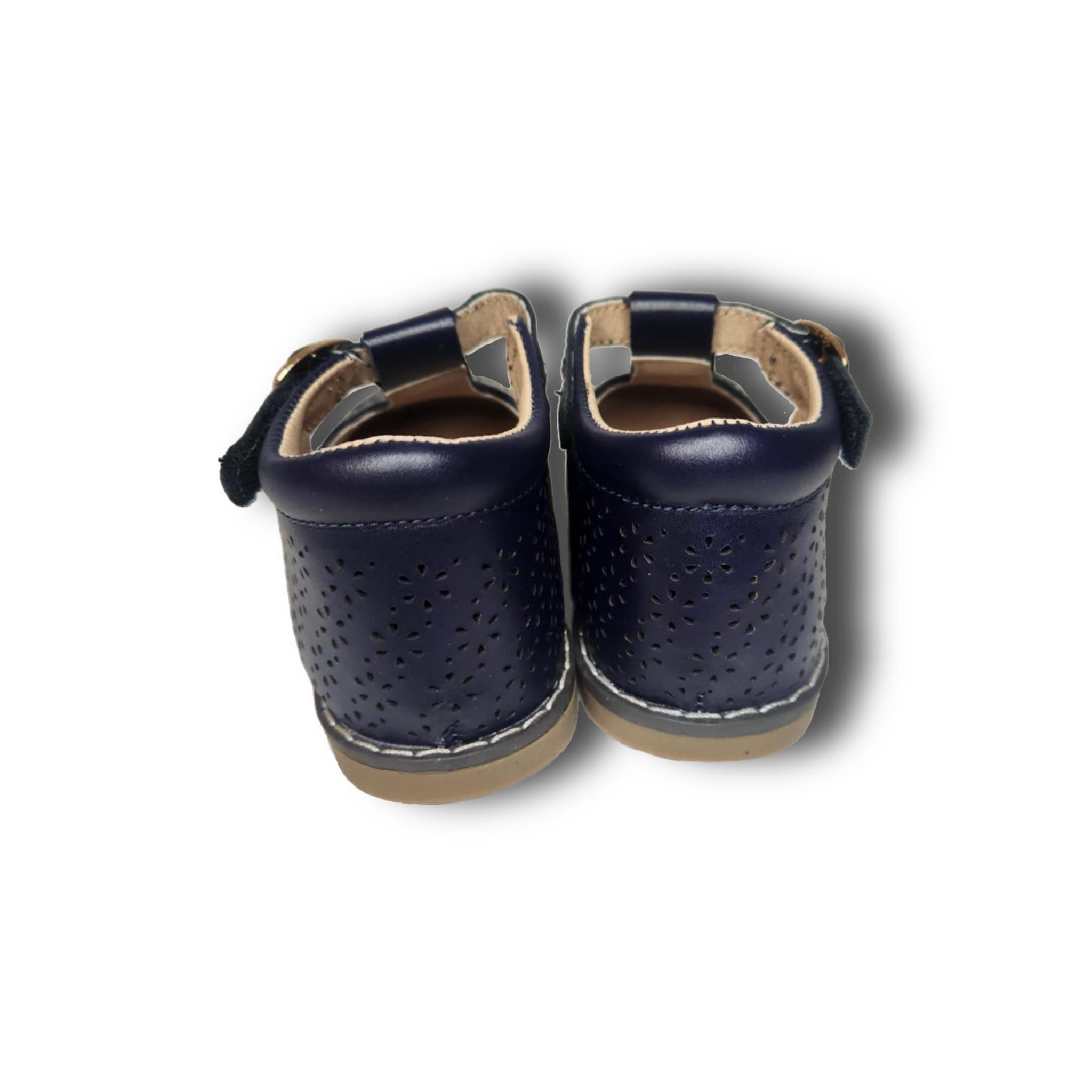 ELEANOR Children's T-Strap Shoe in Navy