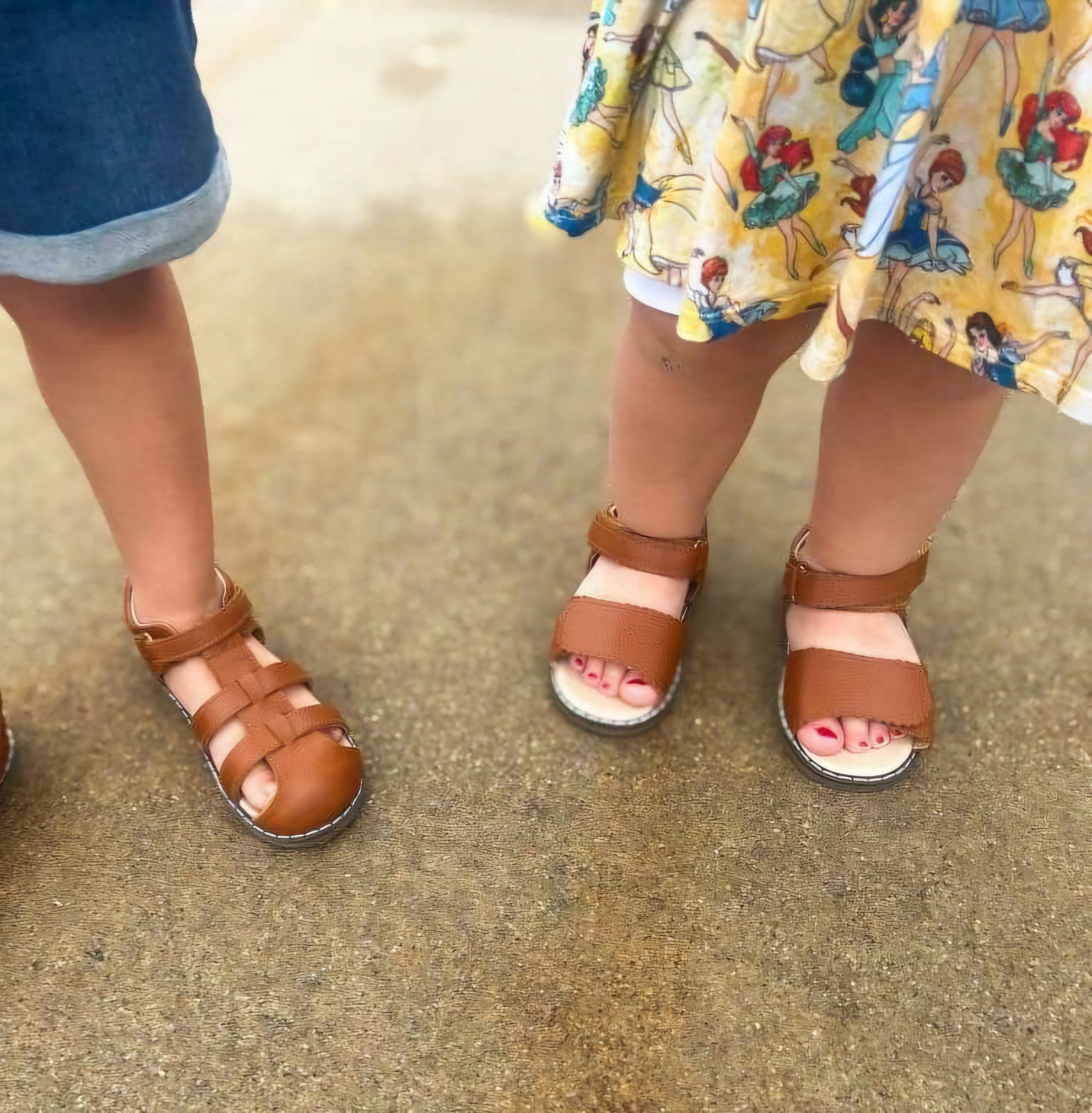 LAYNIE Children's Sandal in Chestnut