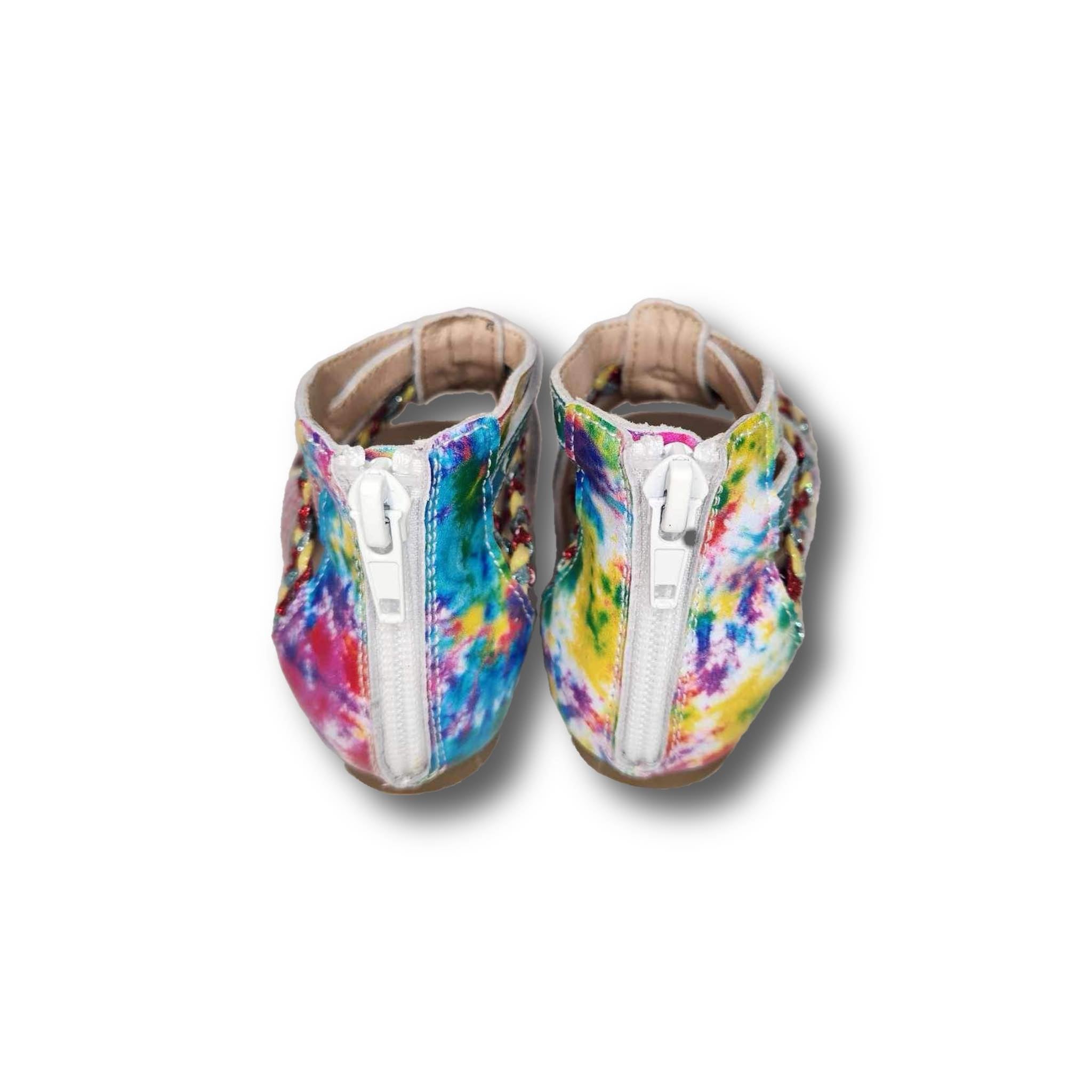 HARPER Children's Gladiator Sandal in Tie-Dye